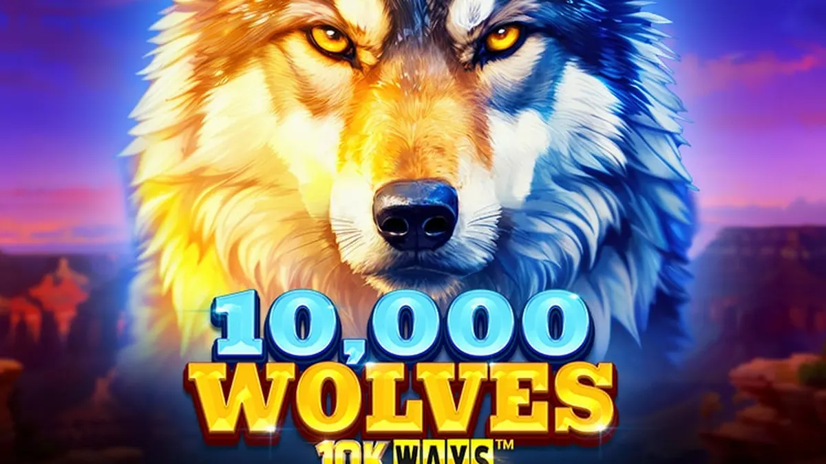 Pemandangan hutan bersalju dalam permainan 10,000 Wolves 10K Ways